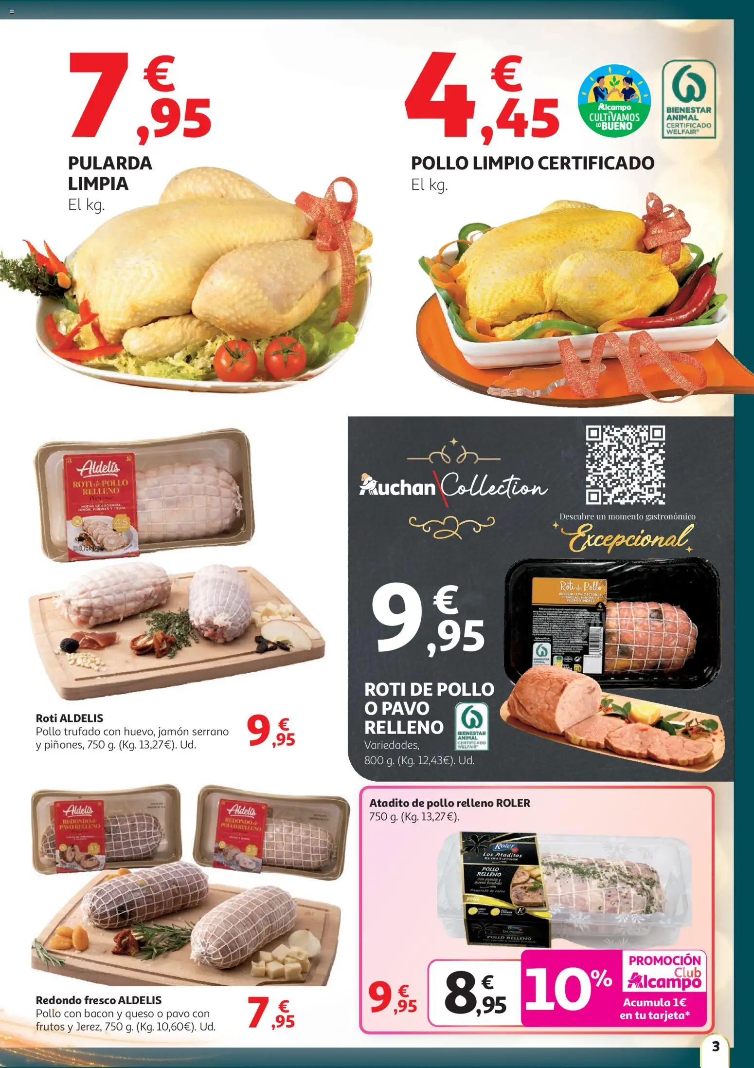 Alcampo -  Cat SST │ válido desde el 11.12.2025 | Página: 3 | Productos: Jamón serrano, Queso, Jamón