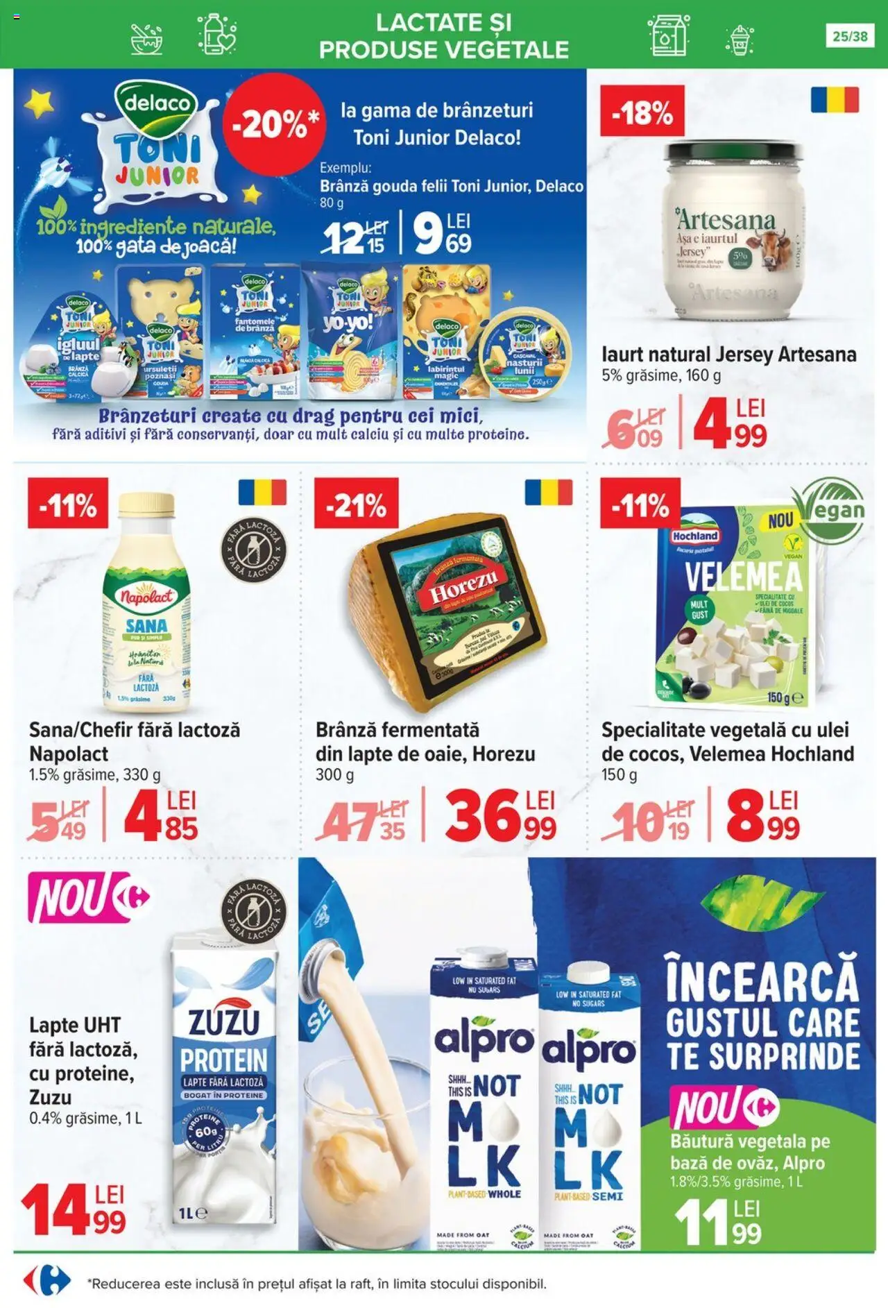 Noul catalog Carrefour – valabil de la 15.10.2025 | Pagină: 25 | Produse: Pară, Light Kedi Konservesi, Migdale, Gouda