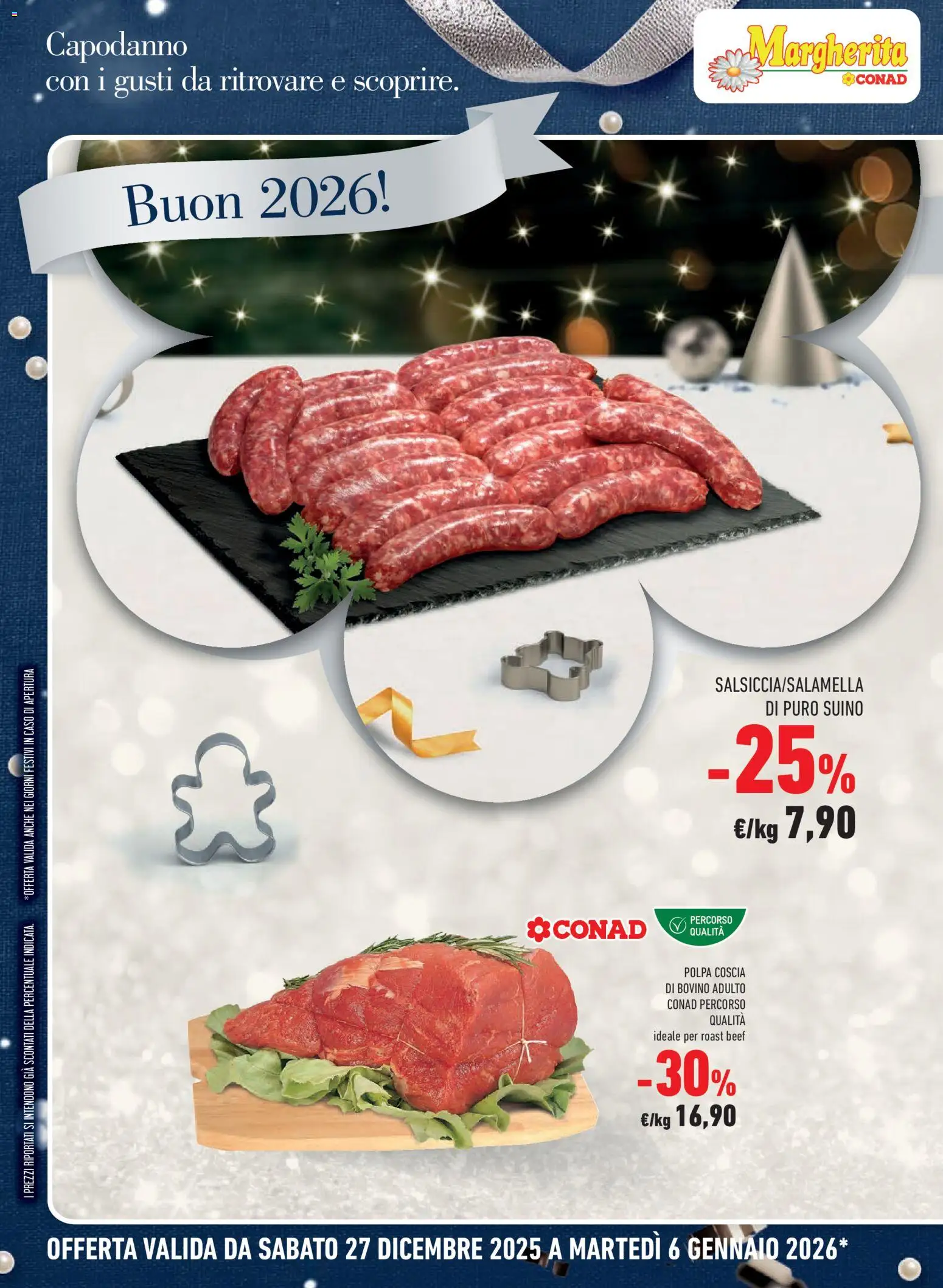 Volantino Conad del 27.12.2025 | Pagina: 6 | Prodotti: Bovino, Suino
