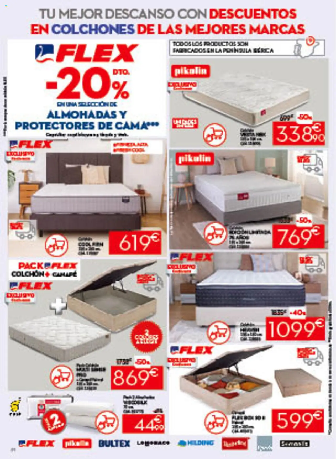 Conforama folleto │ válido desde el 25.09.2025 | Página: 12 | Productos: Colchon, Cama