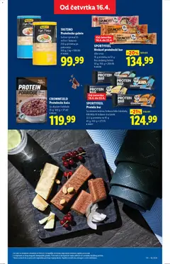 CROWNFIELD Proteinska kaša, Sa ukusom čokolade - pregled Lidl kataloga - važi od 16.04.2026 | Strana: 55