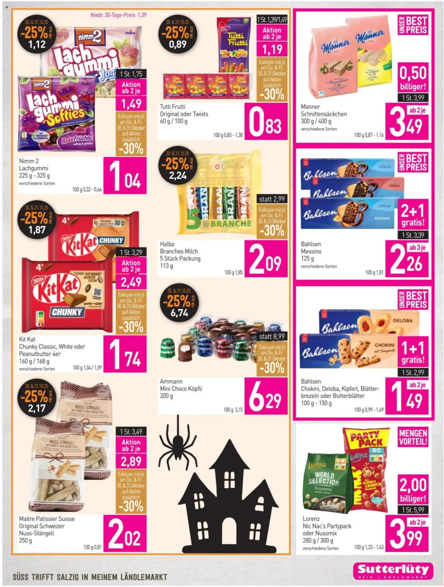 Sutterlüty Flugblatt gültig ab 30.10.2025 | Seite: 15 | Produkte: Milch