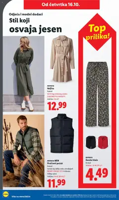 esmara Haljina, Komad. Od čistog viskoznog vlakna (LENZING™™ ECOVEROTM). Veličine: 36-46* - Pregled kataloga iz trgovine Lidl, vrijedi od 13.10.2025 | Stranica: 46 | Proizvodi: Odjeća, Prsluk, Hlače, Haljina