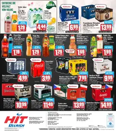 HIT Prospekt 	 ab 13.10.2025 gültig | Seite: 19 | Produkte: Franziskaner, Budweiser, Volvic, Uhr