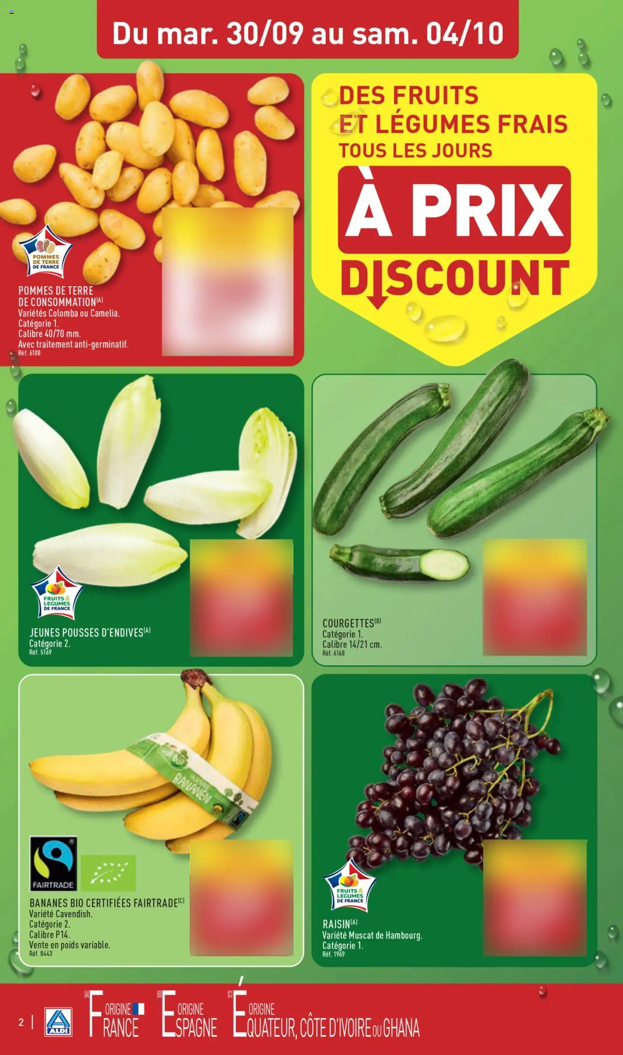  | Page: 4 | Produits: Poids, Pommes, Bananes, Pommes de terre