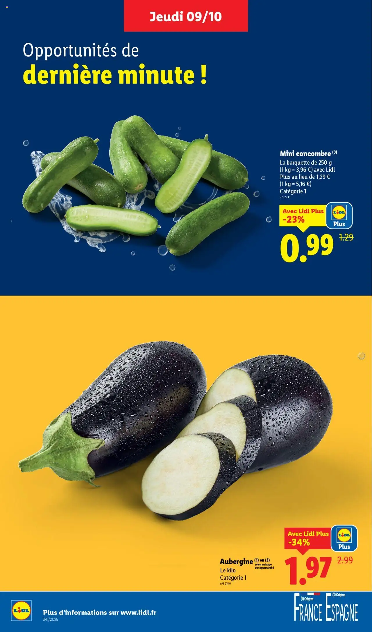 {H1} | Page: 4 | Produits: Concombre, Aubergine