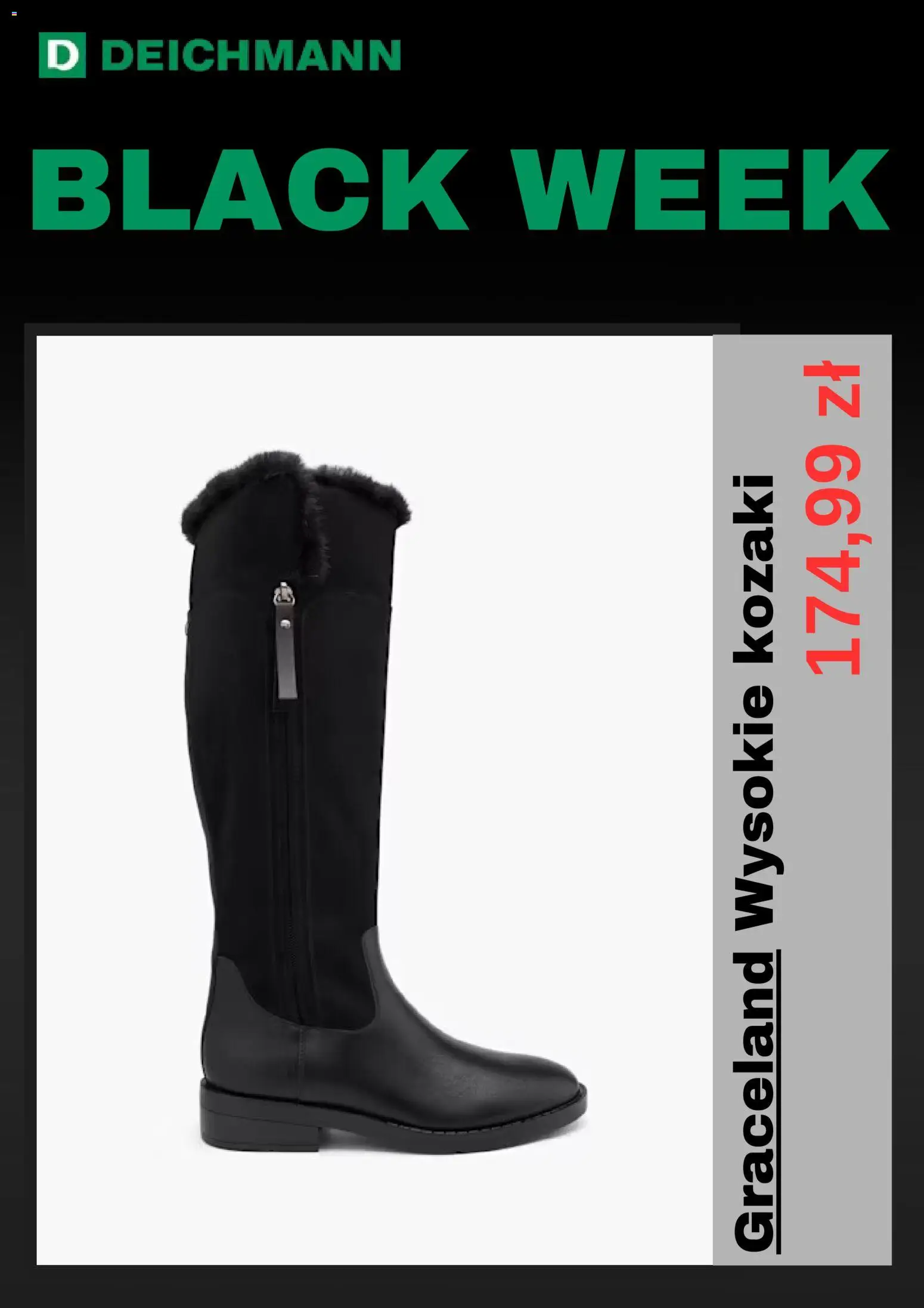 Deichmann Black Friday od 20.11.2025 | Strona: 9 | Produkty: Kozaki
