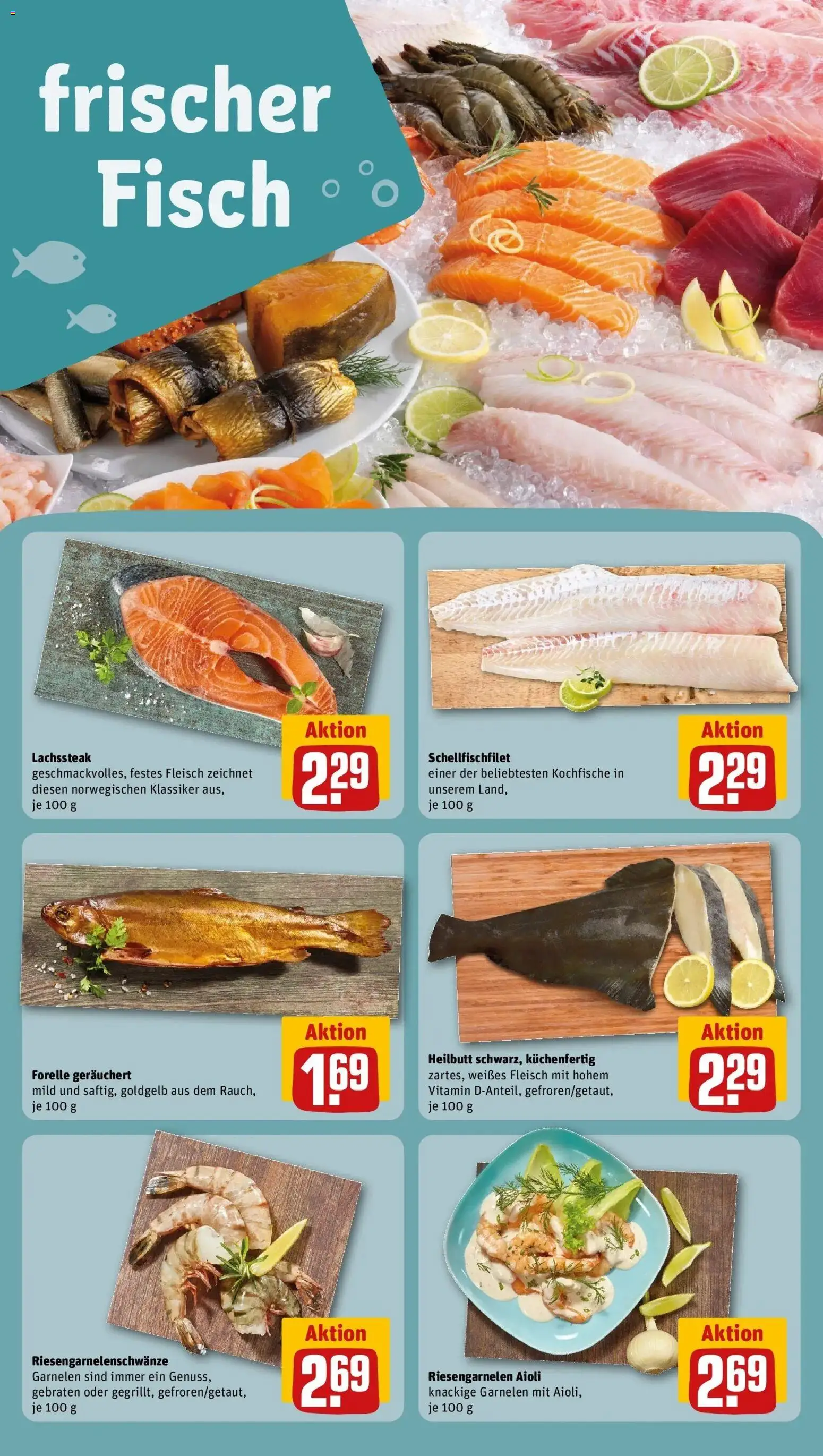 Rewe prospekt Duisburg / Bergheim	 – gültig ab 22.02.2026 | Seite: 29 | Produkte: Garnelen, Fisch, Fleisch