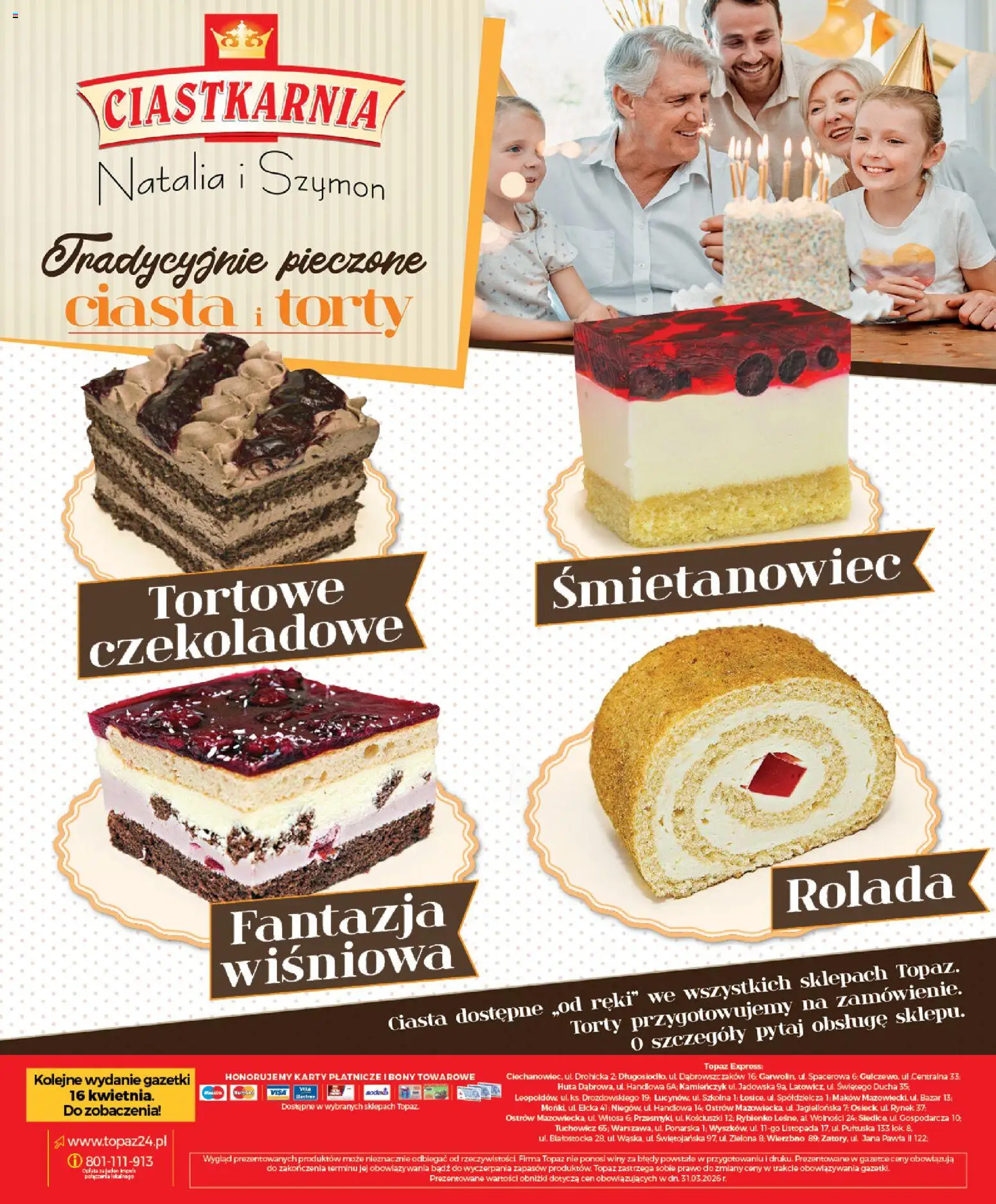 Topaz gazetka - Express od 09.04.2026 | Strona: 28 | Produkty: Rolada