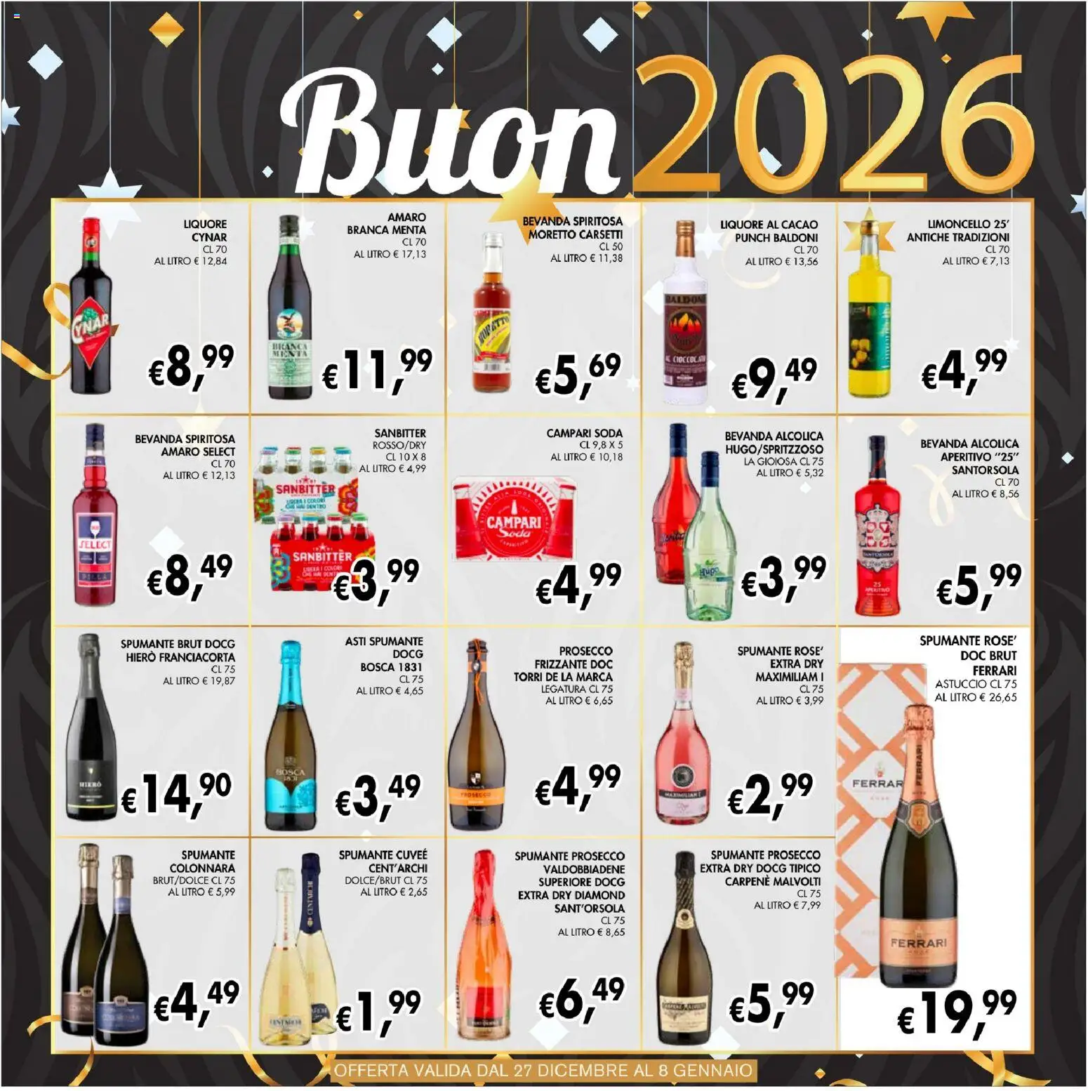 Volantino Coal del 27.12.2025 | Pagina: 19 | Prodotti: Astuccio, Cacao, Amaro, Aperitivo
