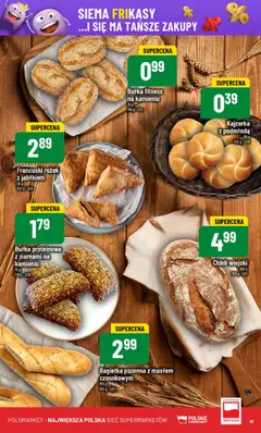 POLOmarket Gazetka od 23.07.2025 | Strona: 41 | Produkty: Bułka proteinowa, Bułka fitness, Bagietka, Chleb