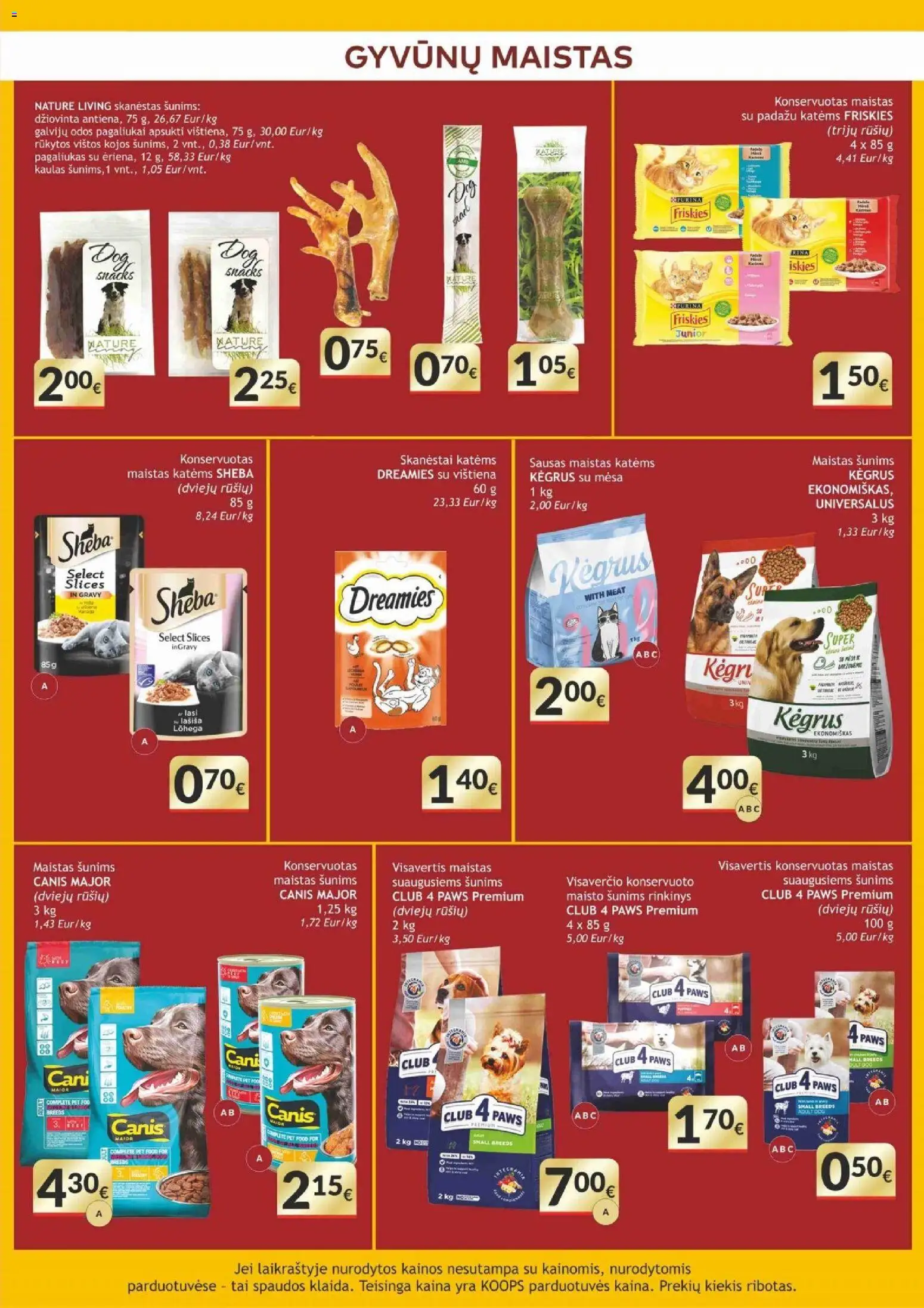 Koops akcijos nuo 20.04.2026 | Puslapis: 17 | Prekių: Vištiena