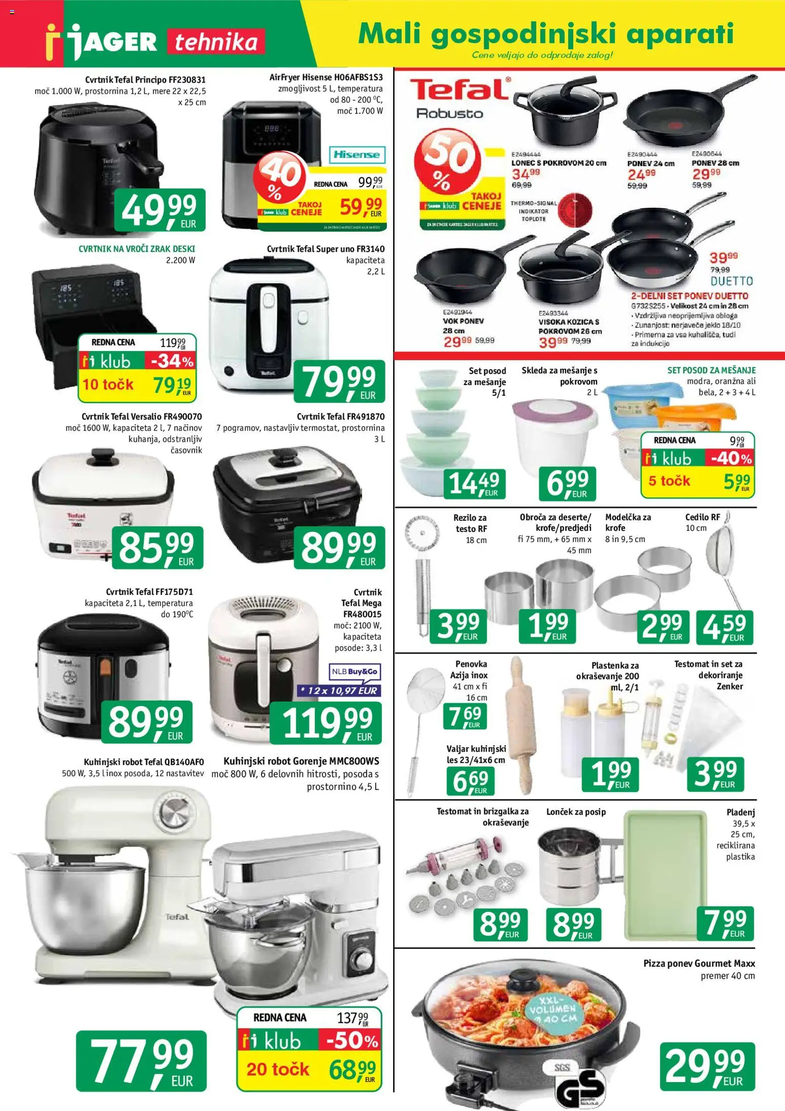 Novi Jager katalog ponudbe – veljaven od 11.02.2026 | Stran: 6 | Izdelki: Robot, Brizgalka, Časovnik