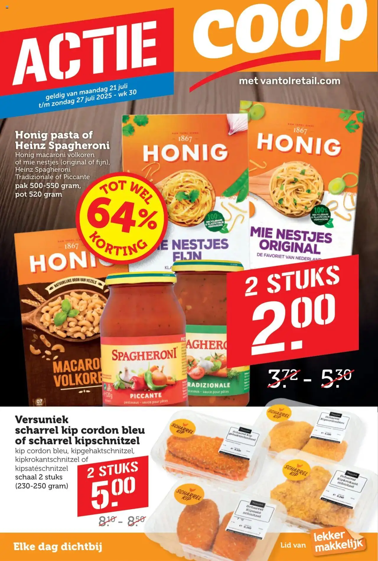  | Pagina: 1 | Producten: Pot, Pasta, Schnitzel, Kip
