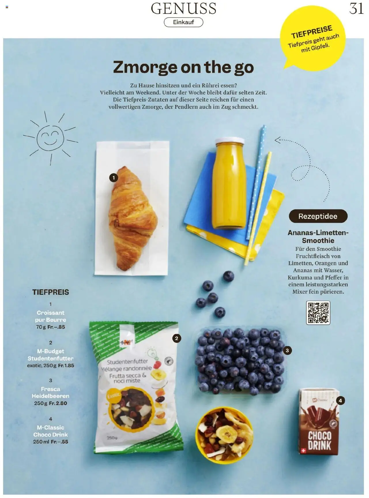 Migros Magazin ab 03.06.2025 | Seite: 31 | Produkte: Orangen, Ananas, Pfeffer, Mixer