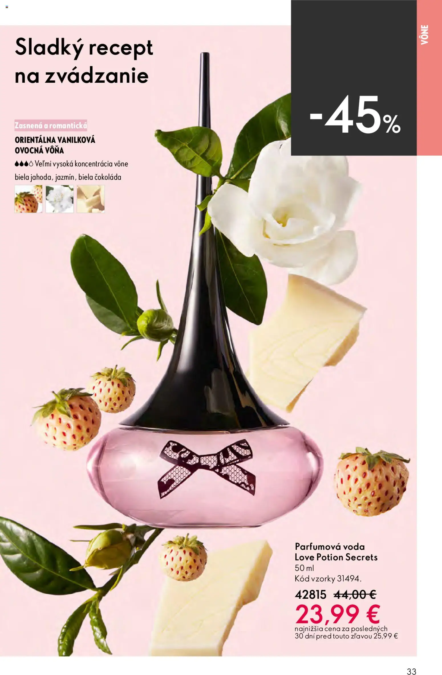 Nové Oriflame akcie – leták je platný od 27.05.2026 | Strana: 33 | Produkty: Čokoláda, Voda