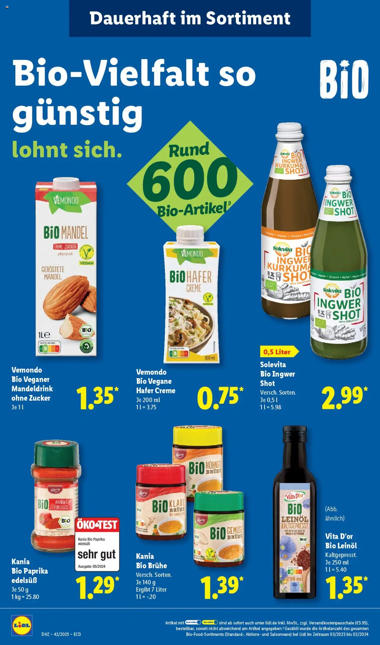 Lidl - Prospekt – gültig ab 13.10.2025 | Seite: 20 | Produkte: Leinöl, Creme, Gemüse, Zitrone