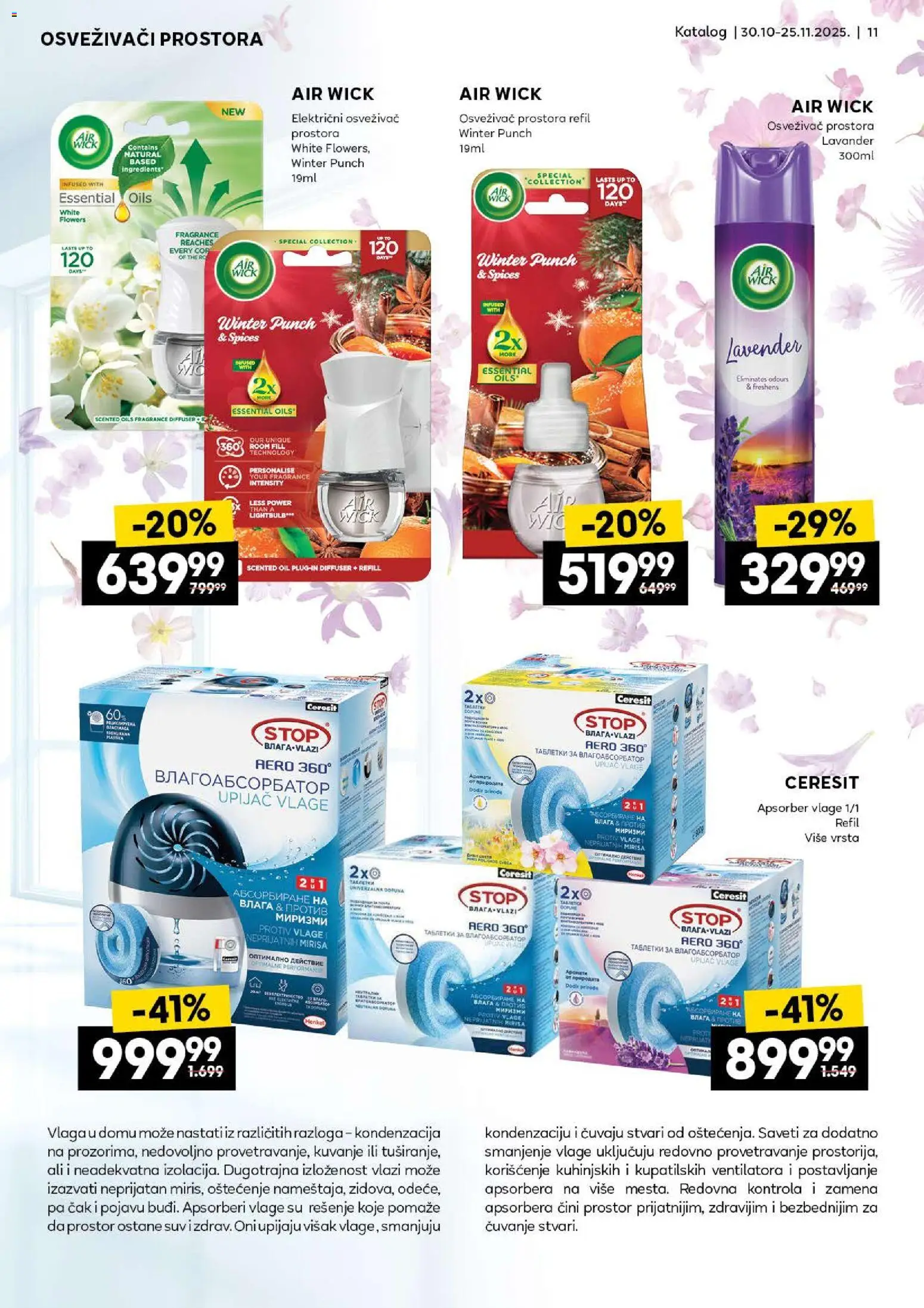 Idea katalog - važi od 30.10.2025 | Strana: 11 | Proizvode: Air wick, Osvezivac prostora