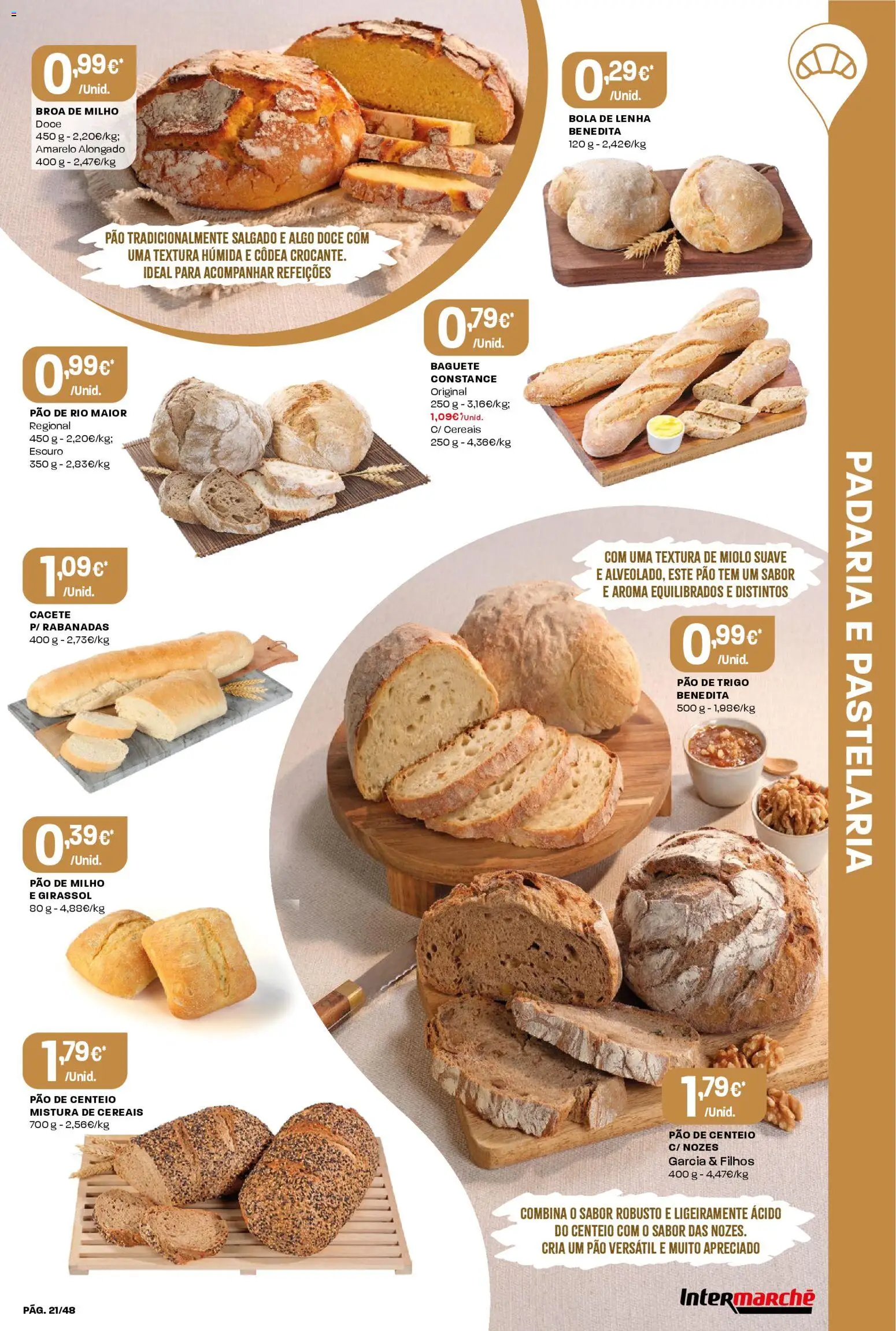 Intermarché folheto │ válido de 18.12.2025 | Página: 21 | Produtos: Padaria, Centeio, Cereais, Milho