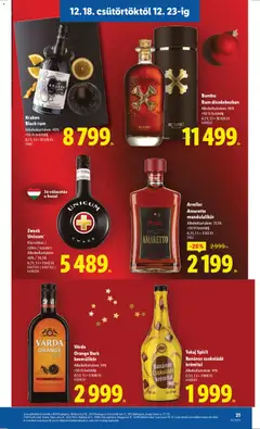 Kraken Black rum, Alkoholtartalom: 40% +50 Ft betétdíj 0,7l - amely érvényes a következő dátumtól: 18.12.2025 | Oldal: 21