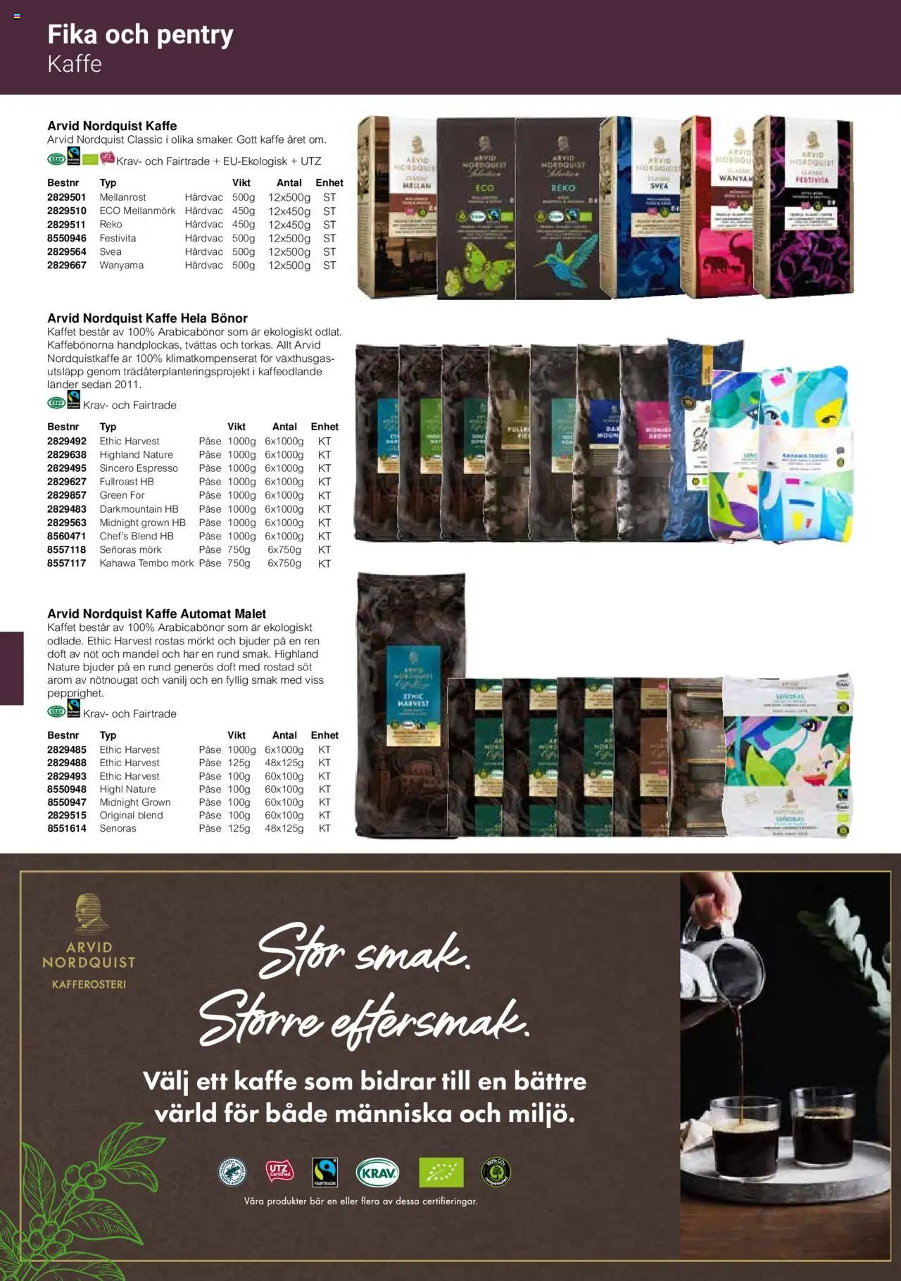 Office Depot reklamblad aktuell från 15.02.2024 | Sida: 278 | Produkter: Doft, Kaffe, Bönor