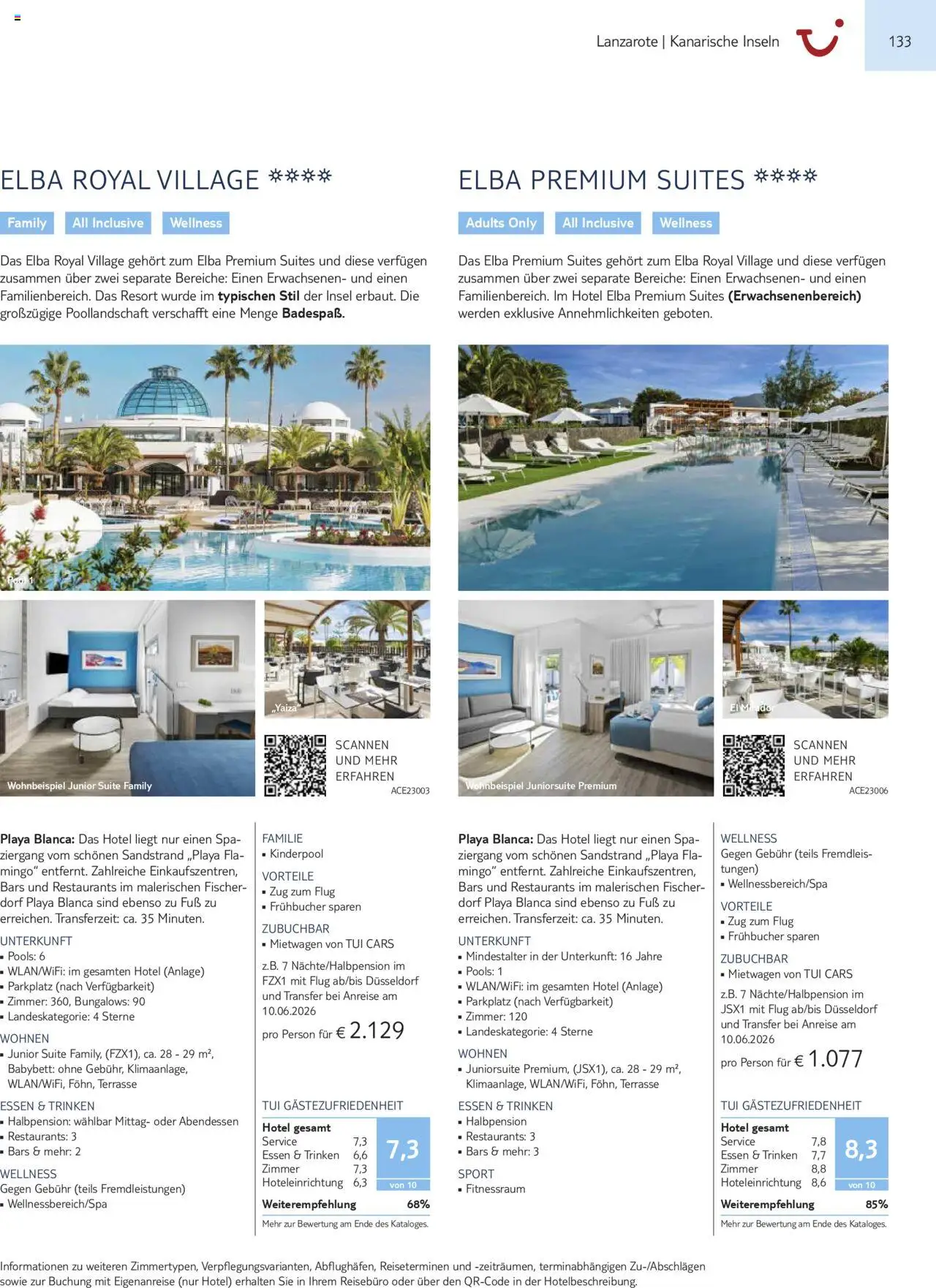 TUI Prospekt Kanaren, Kapverden & Senegal 2025/26	  – gültig ab 01.11.2025 | Seite: 133 | Produkte: Babybett