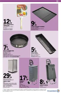 E.Leclerc - Prévisualisation de POÊLE 4 COMPARTIMENTS "KITCHEN PRO", Avec indicateur de chaleur. Ø: 9 cm. Tous feux dont induction. Revêtement anti-adhésif. valide à partir de 02.12.2025 | Page: 53 | Produits: Poubelle, Base, Four, Poêle