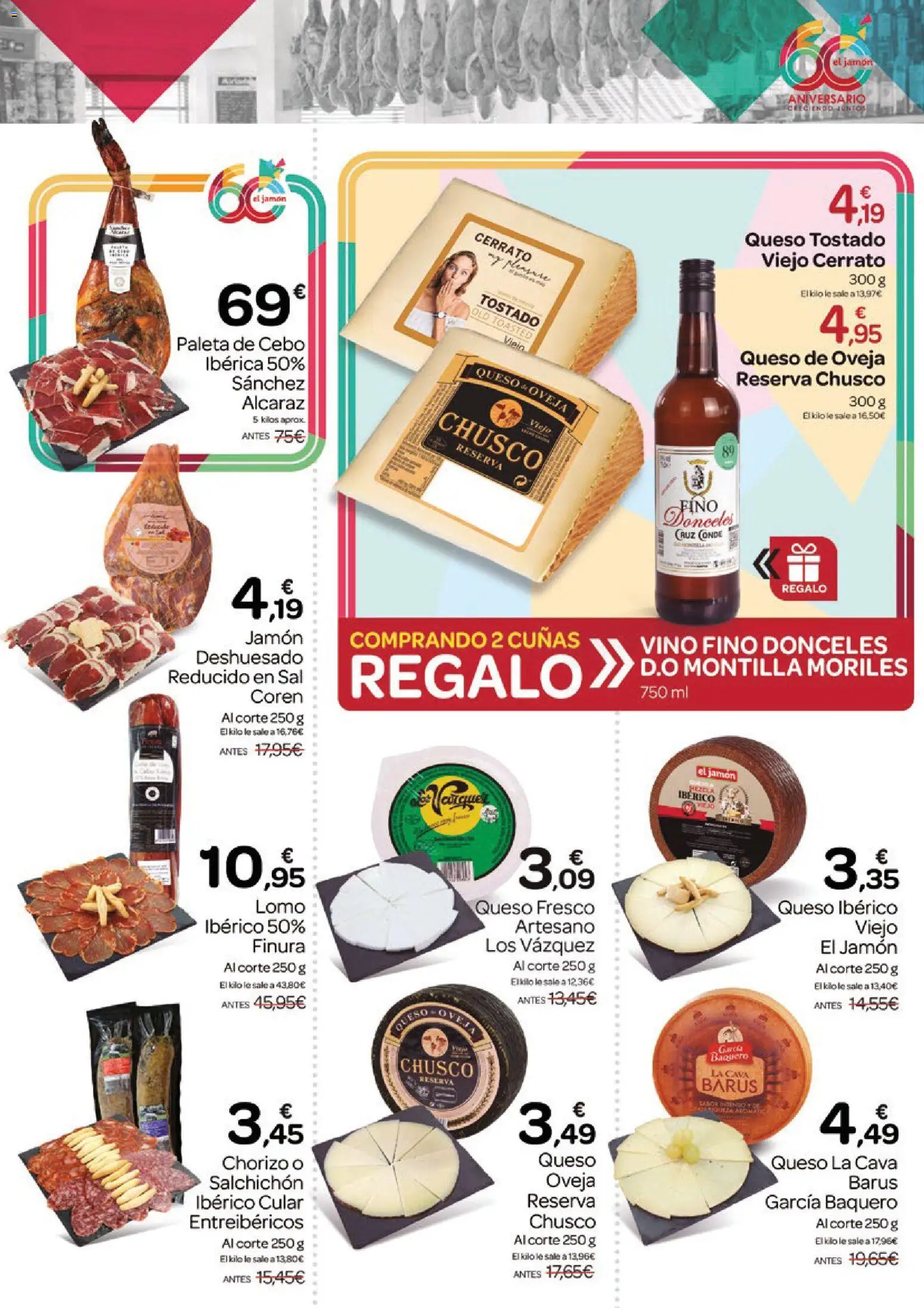 Supermercados El Jamón folleto │ válido desde el 23.04.2026 | Página: 3 | Productos: Queso, Jamón ibérico, Vino, Cama