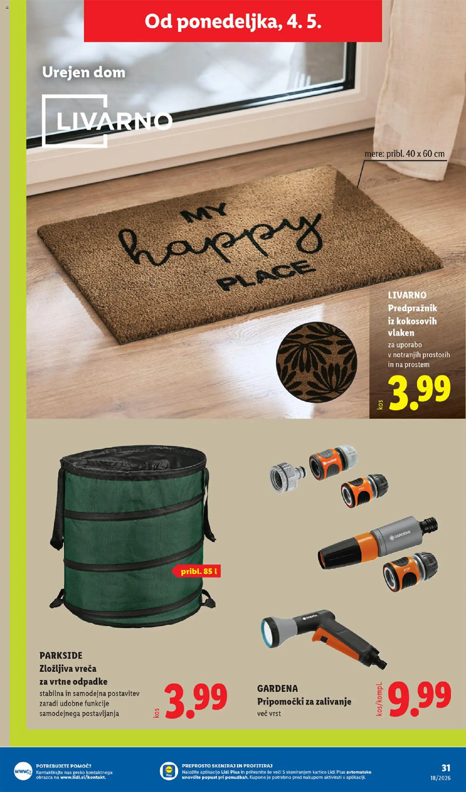 Novi Lidl katalog ponudbe – veljaven od 29.04.2026 | Stran: 67 | Izdelki: Predpraznik