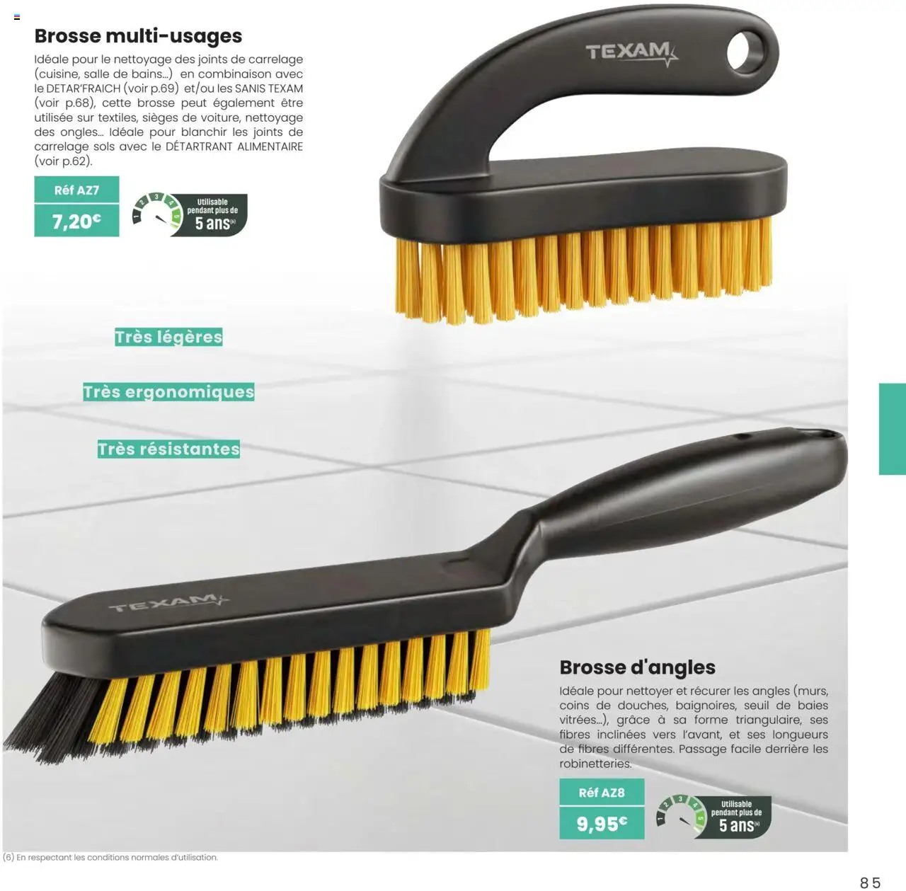 {H1} | Page: 85 | Produits: Brosse, Combinaison
