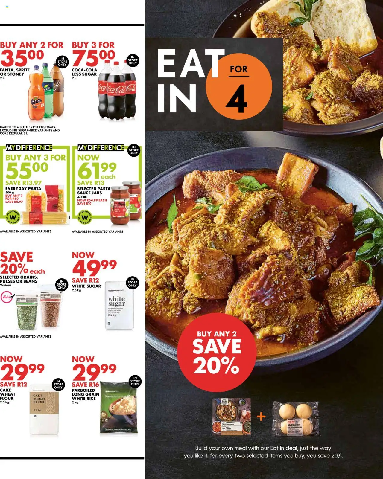 New Woolworths catalogue – valid from 22.09.2025 | Page: 7 | Products: Cake, Rice, Pasta, Sauce