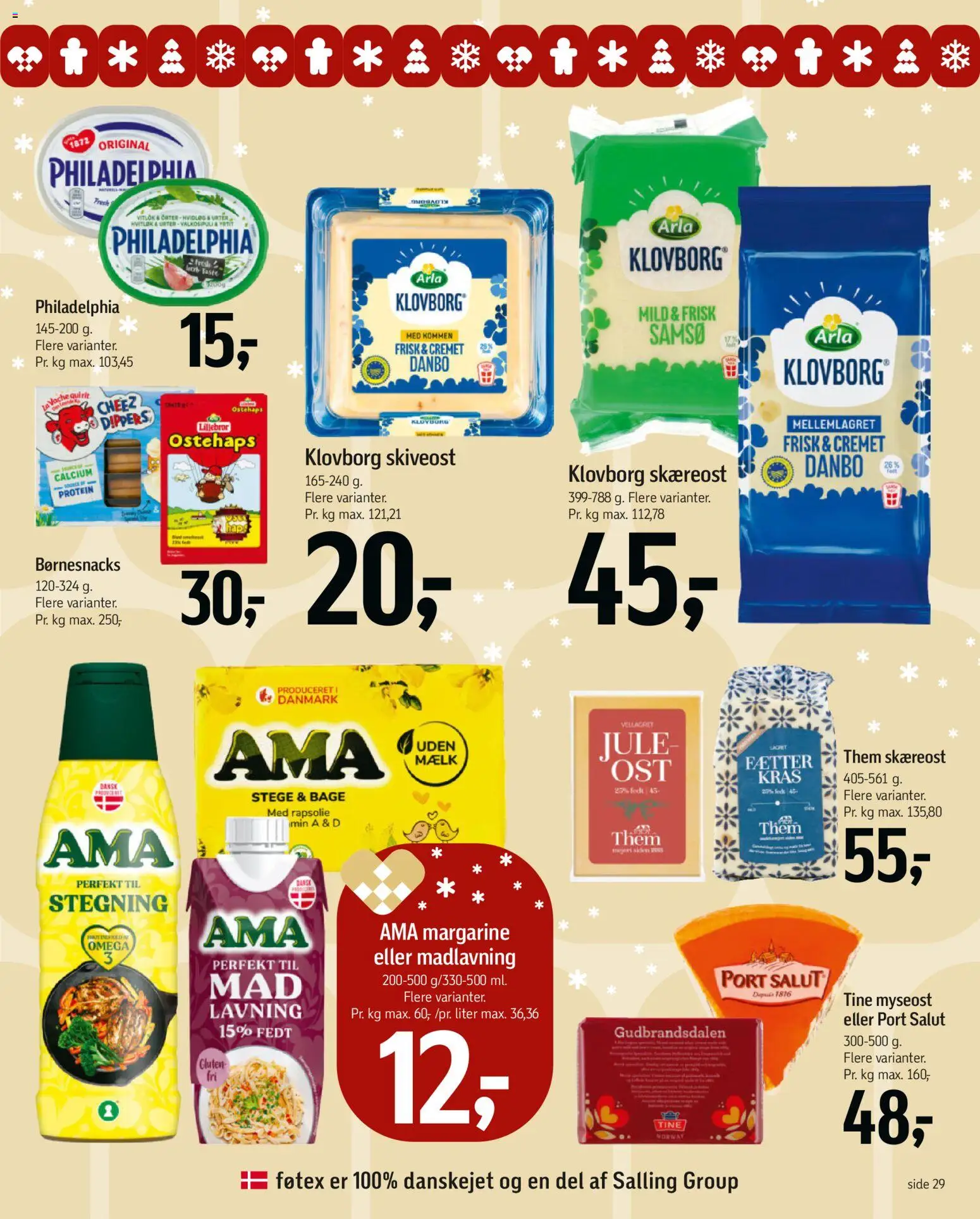 Føtex tilbudsavis – gyldig fra 28.11.2025 | Side: 41 | Produkter: Mælk, Hvidløg, Margarine, Ostehaps