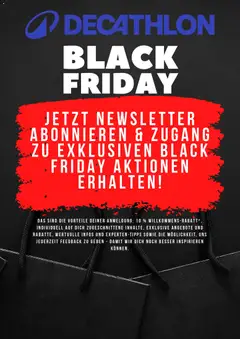 Decathlon - Black Friday - Ankündigung ab 03.11.2025 gültig