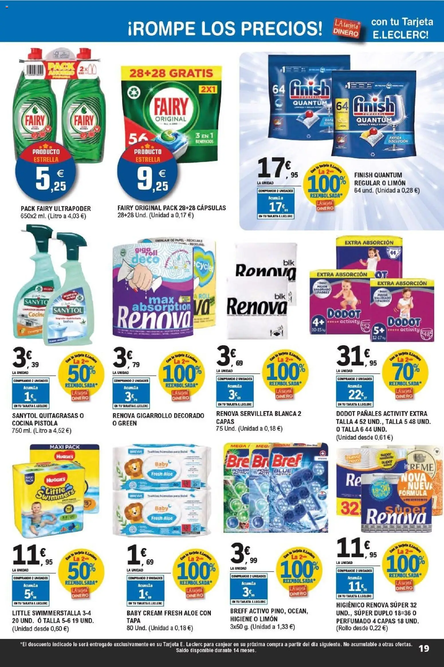 E.Leclerc -Tarjetazo │ válido desde el 18.03.2026 | Página: 19 | Productos: Cocina