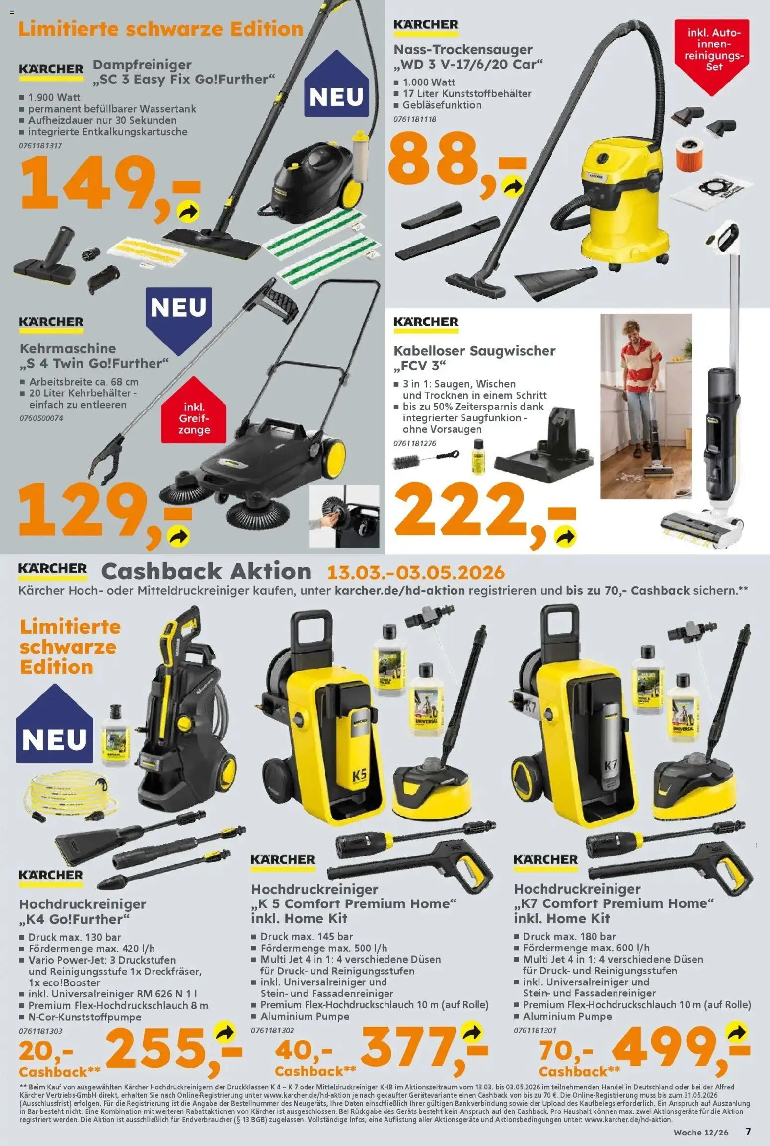 Globus Baumarkt Prospekt Homburg	 – gültig ab 16.03.2026 | Seite: 7 | Produkte: Hochdruckreiniger