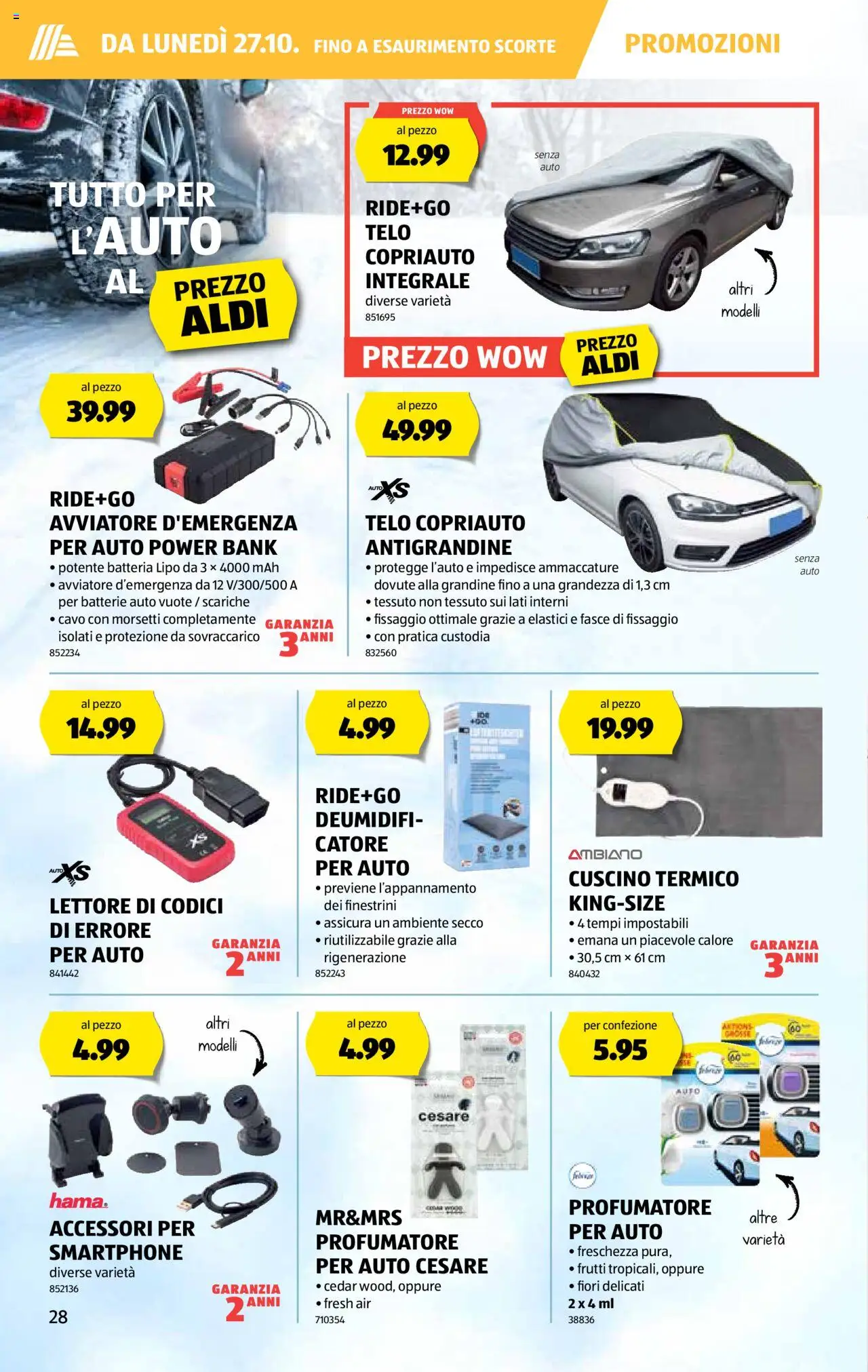 Aldi Aktionen IT – gültig ab 23.10.2025 | Seite: 29 | Produkte: Batterie, Smartphone