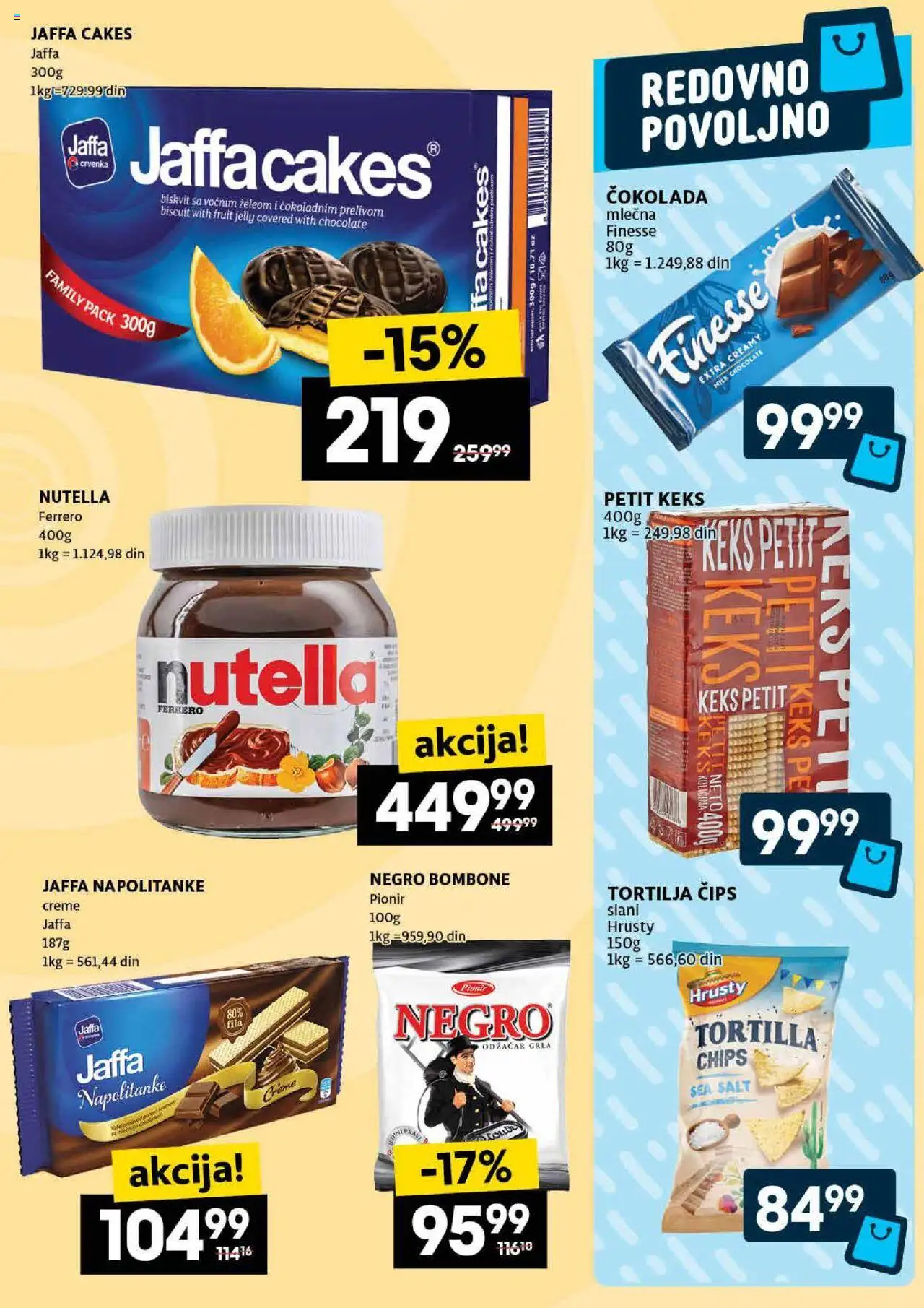 Idea katalog - važi od 16.10.2025 | Strana: 25 | Proizvode: Bombone, Keks, Tortilja, Nutella