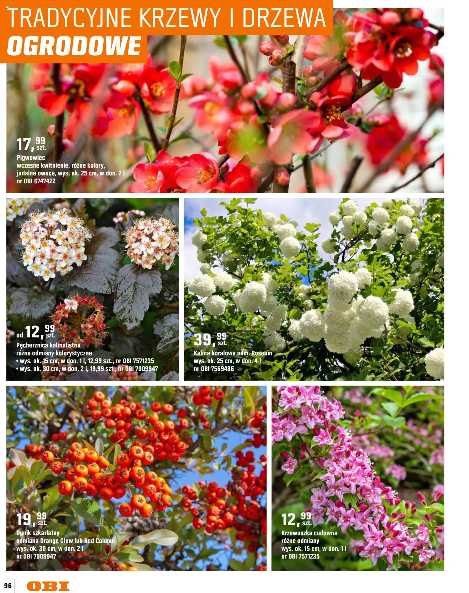 OBI gazetka - Ogród od 11.03.2026 | Strona: 96