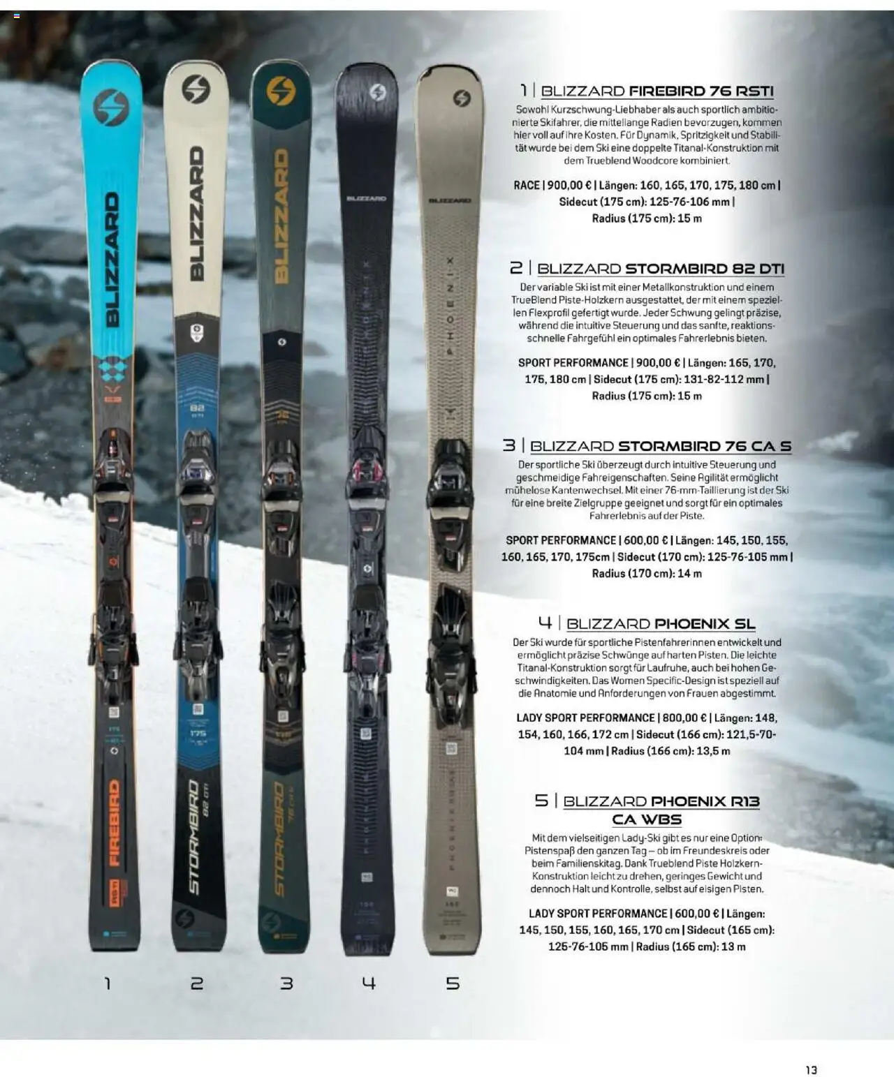 Sport2000 Prospekt Home of Schnee erleben – gültig ab 23.09.2025 | Seite: 13 | Produkte: Gewicht, Ski