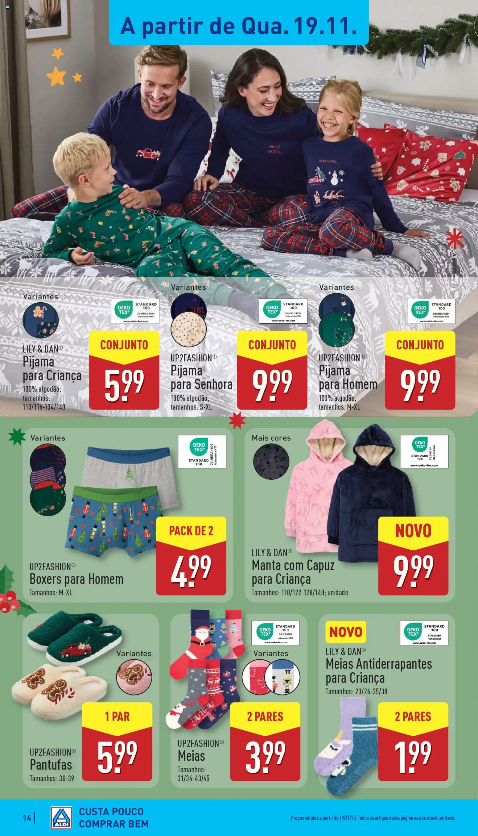 Aldi folheto │ válido de 17.11.2025 | Página: 14 | Produtos: Capuz, Meias