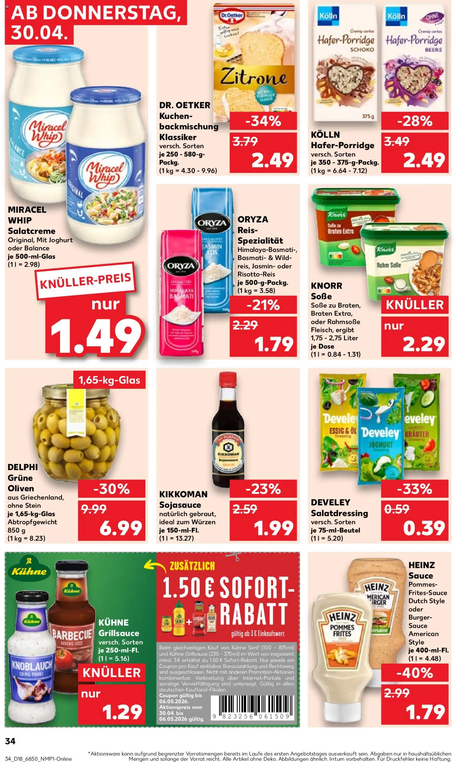 Kaufland Prospekt Speyer	 – gültig ab 30.04.2026 | Seite: 36 | Produkte: Kolln, Joghurt, Zitrone, Knoblauch