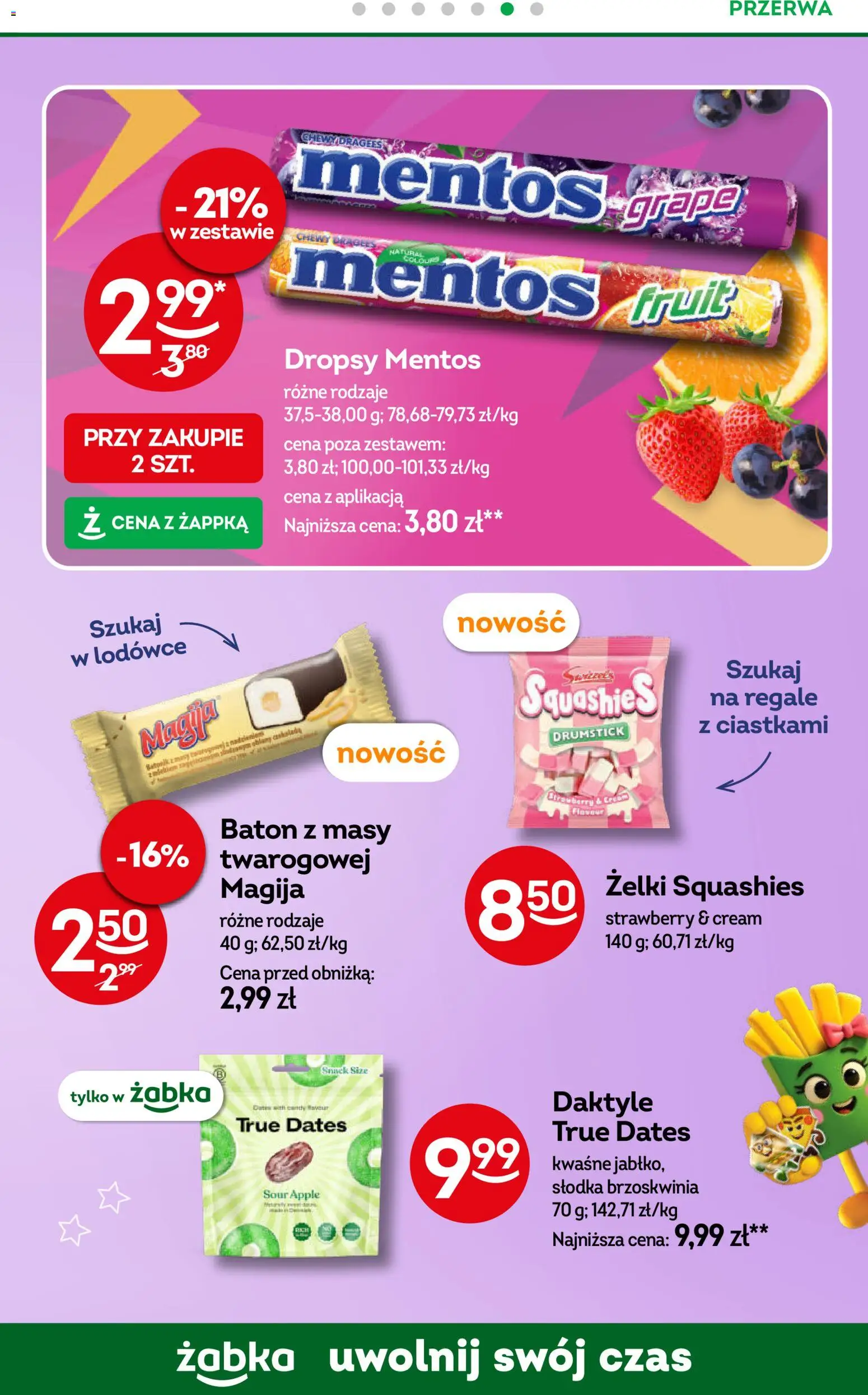 Żabka Black Friday od 19.11.2025 | Strona: 53 | Produkty: Brzoskwinia, Daktyle, Baton, Żelki