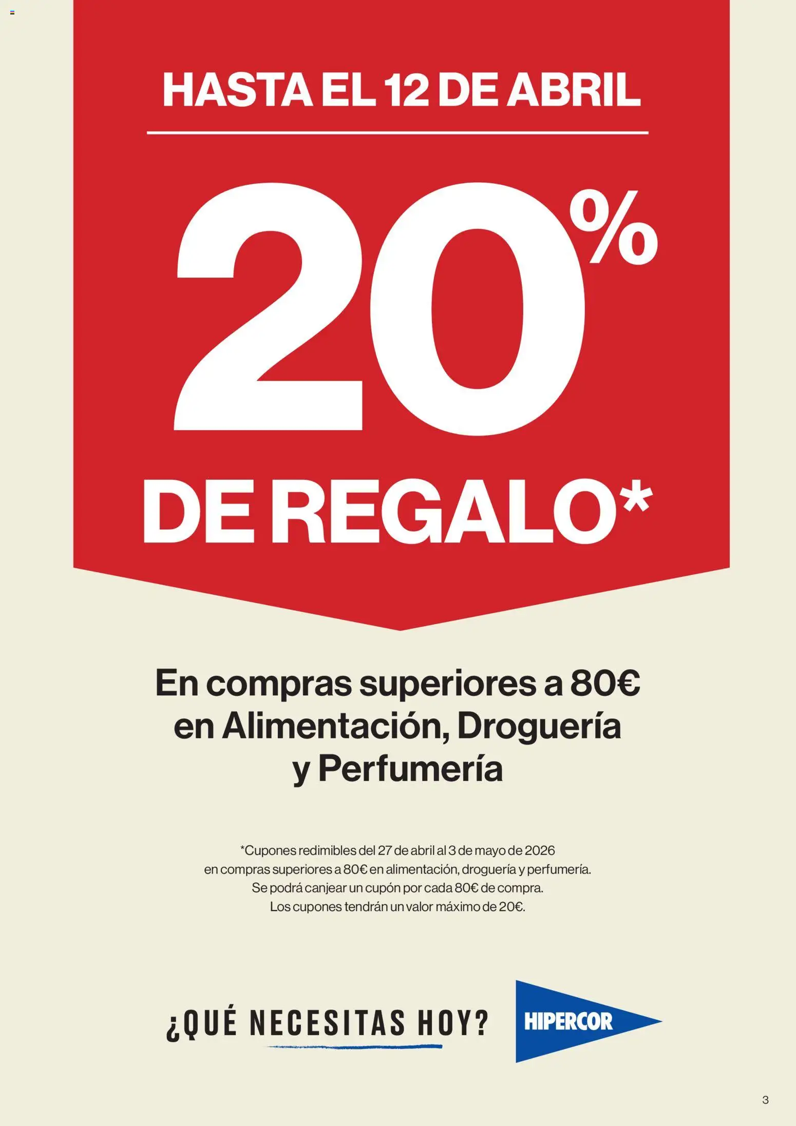 Hipercor catálogo │ válido desde el 07.04.2026 | Página: 3