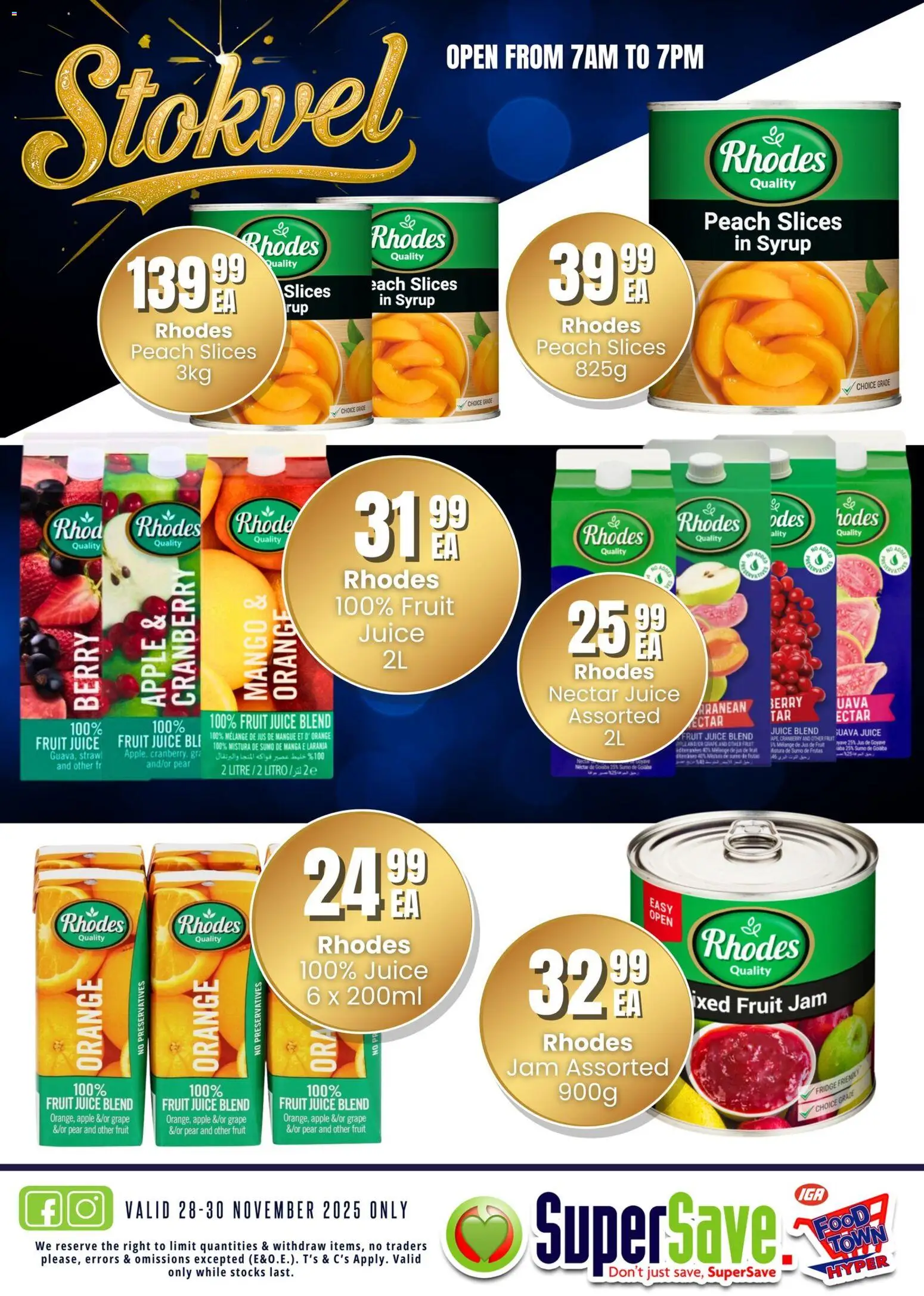 New Super Save catalogue – valid from 28.11.2025 | Page: 21 | Products: Fridge, Juice, Syrup, Fruit