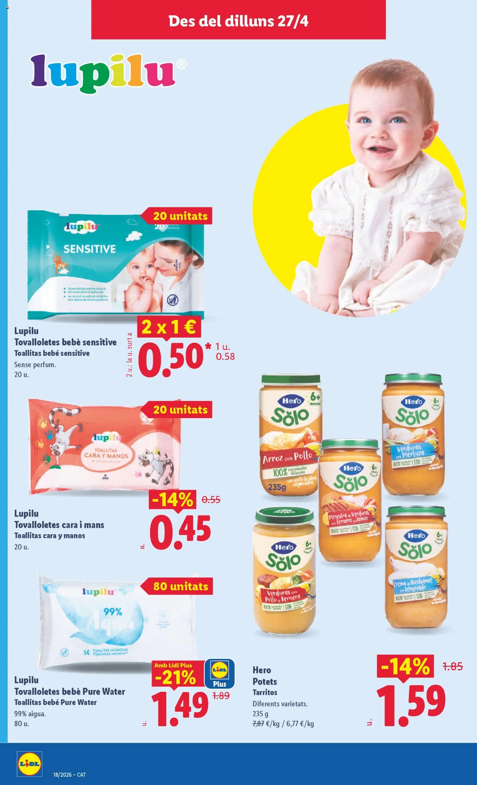 Lidl folleto de bazar │ válido desde el 27.04.2026 | Página: 20 | Productos: Jamón, Arroz, Crema