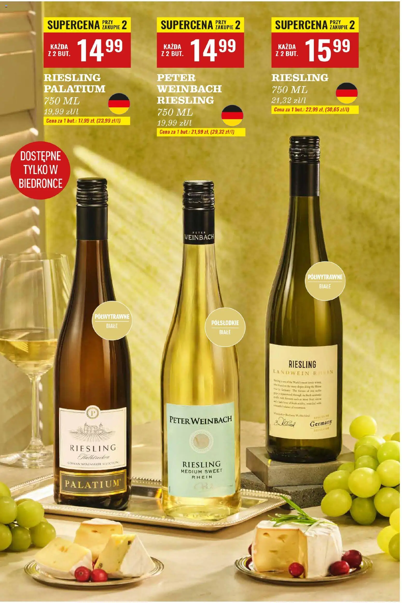 Biedronka gazetka - Czas na toast od 03.11.2025 | Strona: 8 | Produkty: Riesling