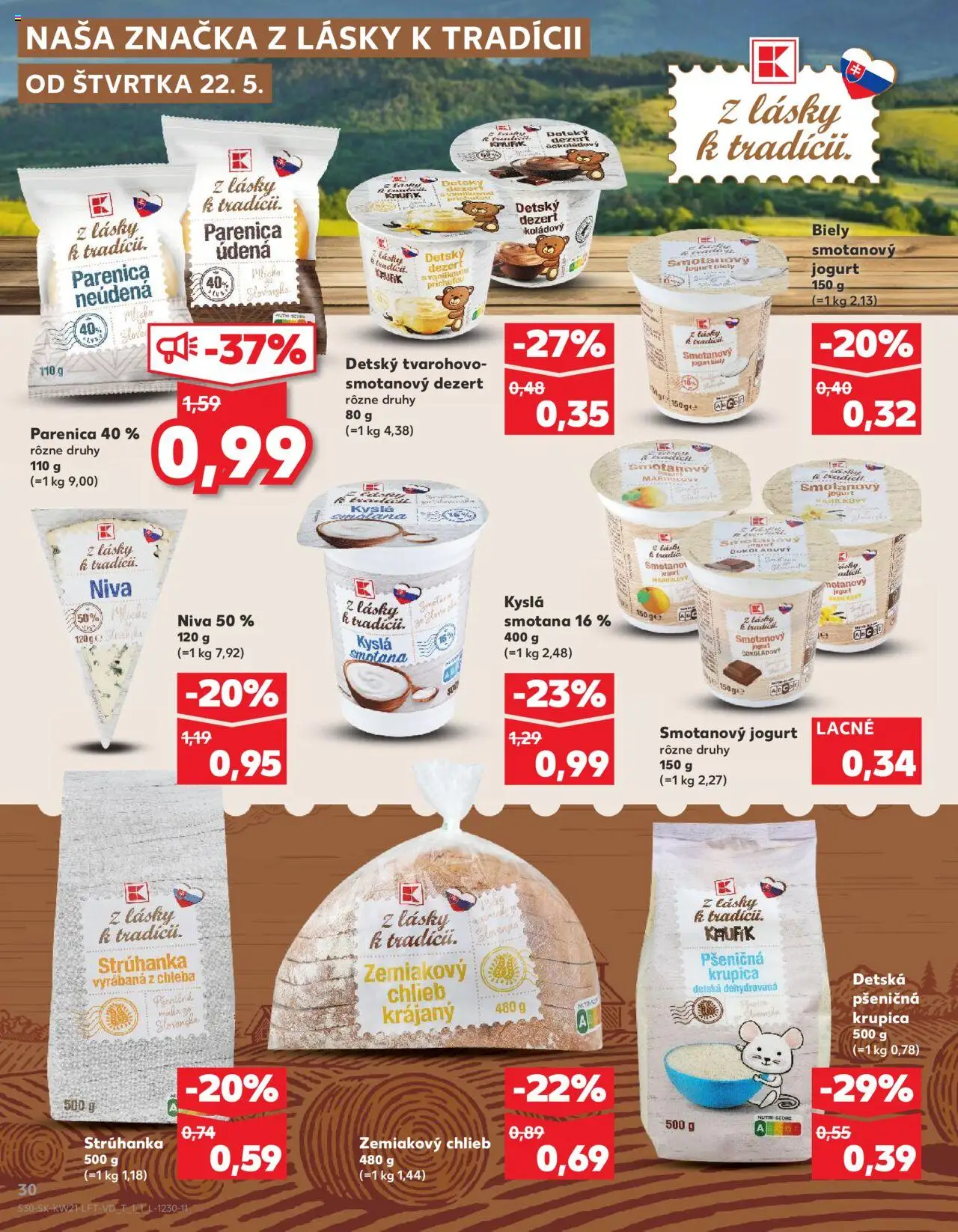 Nové Kaufland akcie – leták je platný od 22.05.2025 | Strana: 30