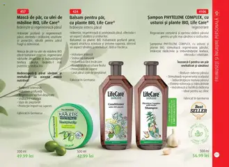 Ofertele Life Care valabile de la 01.10.2025 | Pagină: 109 | Produse: Şerit ödül, Balsam, Mască de păr, Ulei