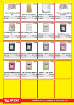 KIT KAT Cash & Carry - Weekly Traders Special │ valid from 14.08.2025 | Page: 38 | Products: Box, Softner, Bleach, Soap