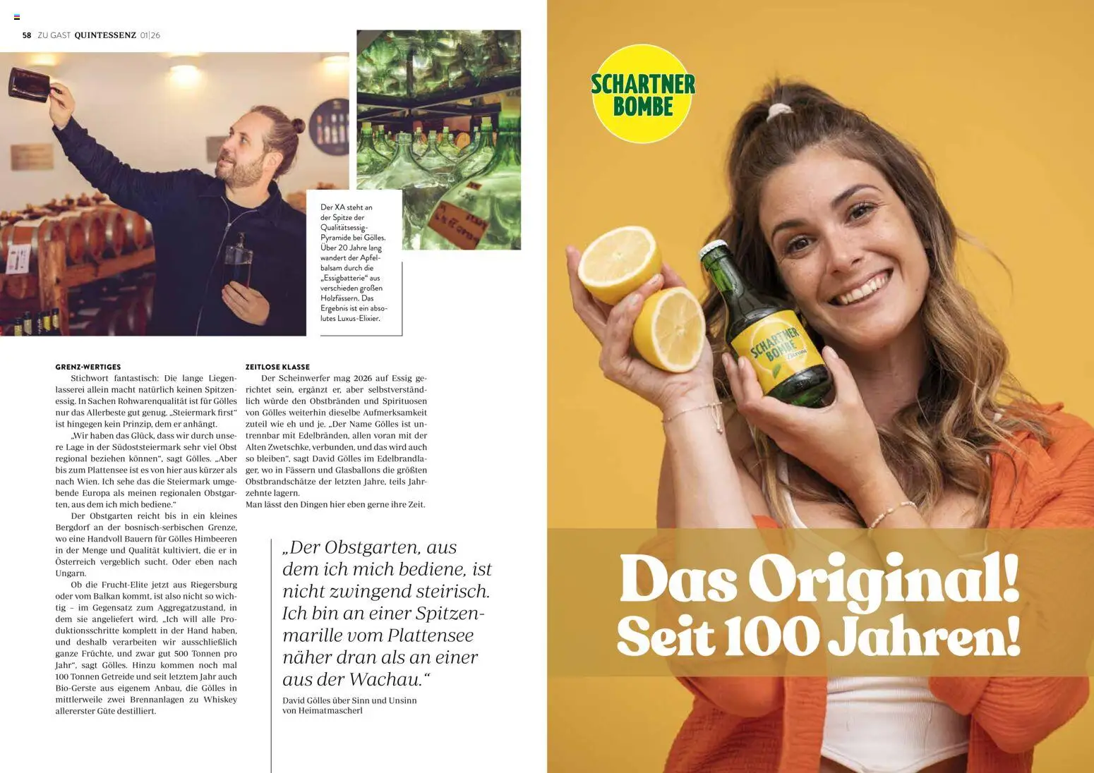 Transgourmet Quintessenz gültig ab 13.02.2026 | Seite: 31 | Produkte: Getreide, Whiskey, Obst, Zitrone